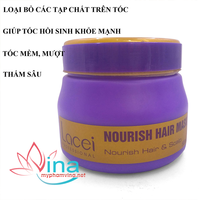 Hấp dầu lacei hair damaged treatment 500ml 2