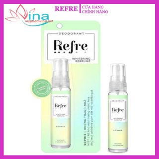XỊT KHỬ MÙI REFRE DEODORANT WHITENING PERFUME - Sophis - Hương Thanh Nhã 30ML 2