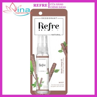  Xịt khử mùi Refre Natural Woody Hương gỗ 30ml 1