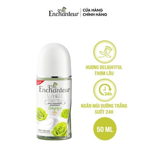 Lăn khử mùi Enchanteur hương Delightful 50ml - hương nước hoa dưỡng trắng da