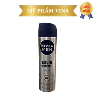 Xịt ngăn mùi NIVEA MEN Silver Protect phân tử bạc kháng khuẩn (150ml) 1
