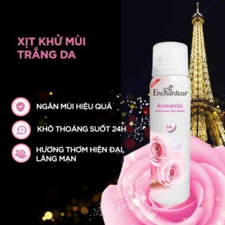 XỊT KHỬ MÙI HƯƠNG NƯỚC HOA ROMANTIC 150ml 2