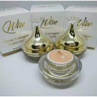 Kem Chống Nắng Che Khuyết Điểm WISE Nano Collagen Sunscreen 12g 2