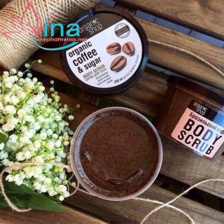 Tẩy Da Chết Toàn Thân Organic Coffee & Sugar Body Scrub Nga 250gr 1