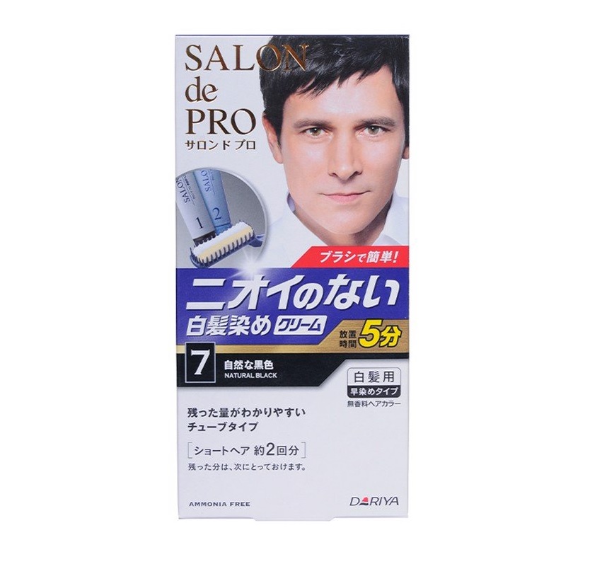 Thuốc Nhuộm Tóc Salon De Pro Men Số 7 Màu Đen 80Gr