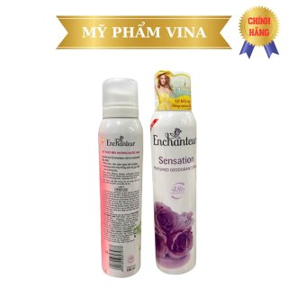 Xịt Khử Mùi Hương Nước Hoa Enchanteur Sensation 150ml 2