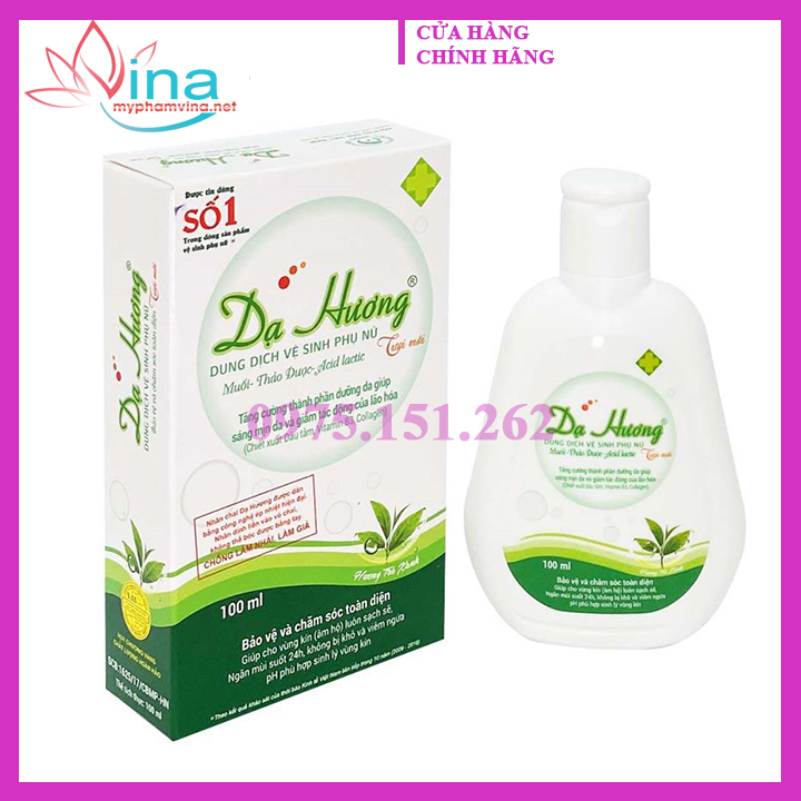 Dung dịch vệ sinh phụ nữ dạng Dạ Hương trà xanh100ml 1