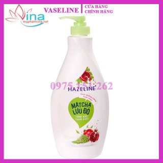 Sữa Dưỡng Thể Trắng Da HAZELINE MATCHA LỰU ĐỎ 370ml 2