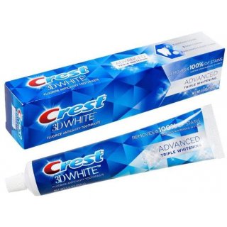 Kem Đánh Răng Crest 3D White Advanced Triple Whitening 158g 2