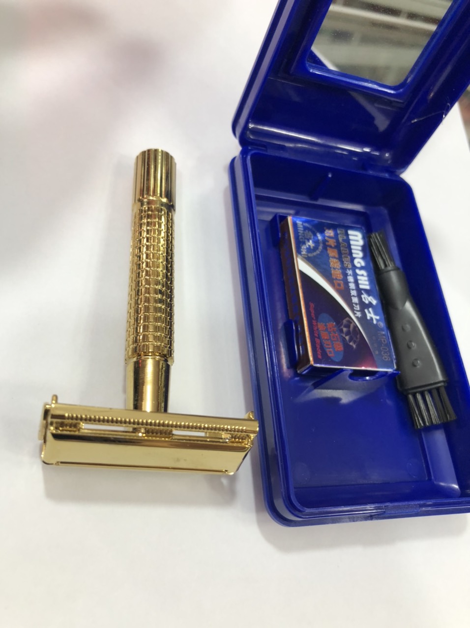 Dao Cạo Râu Mingshi 9508 - Kiểu Xoay Mở Phiên Bản Nâng Cấp