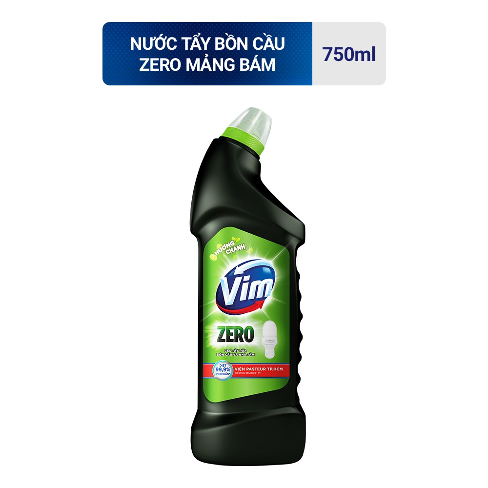 Nước tẩy bồn cầu VIM Zero hương chanh 750ml 1