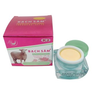 Kem Bạch Sâm sạch mụn trắng da giảm thâm mờ sẹo làm dịu da mỹ phẩm K2 (18g) 1