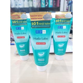 Kem rửa mặt Hada Labo Acne Care Calming Cleanser cho da mụn, nhạy cảm - 100ml 2