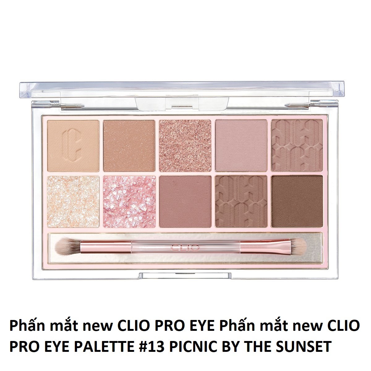 Phấn mắt new CLIO PRO EYE PALETTE #13 PICNIC BY THE SUNSET 1