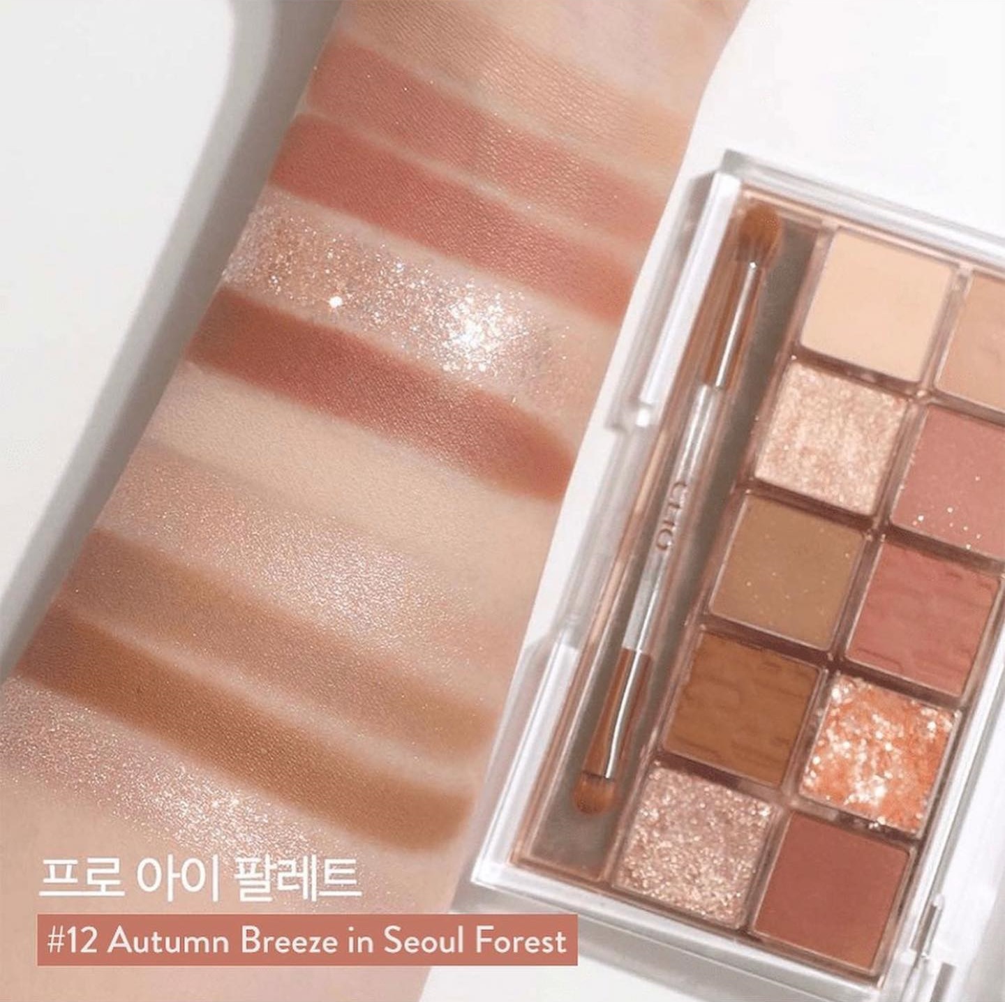 BẢNG PHẤN MẮT CLIO PRO EYE PALATTE – NO.12 AUTUMN BREEZE IN SEOUL FOREST 2
