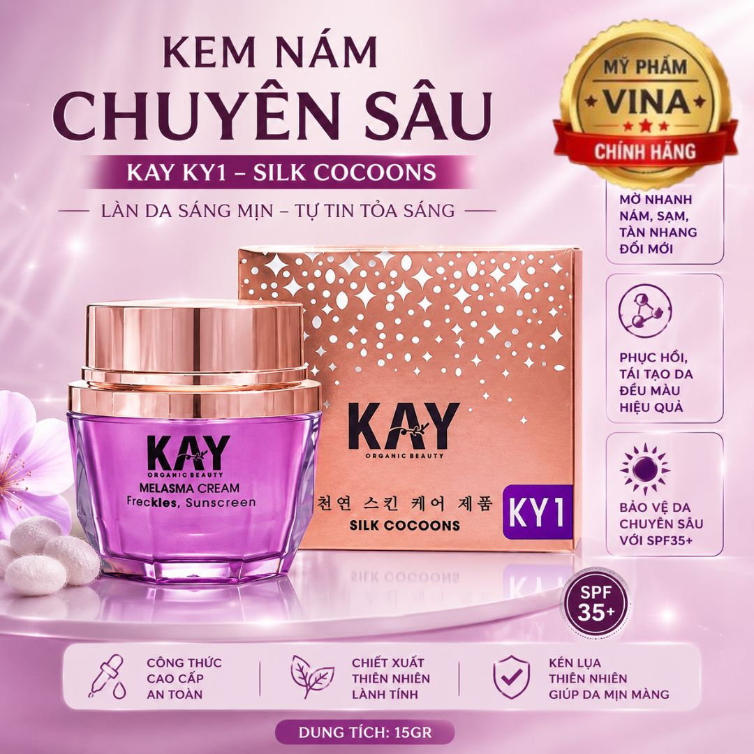 Kem KAY KY1 Sạch Nám Tàn Nhang Đồi Mồi Chống Nắng 15GR 1
