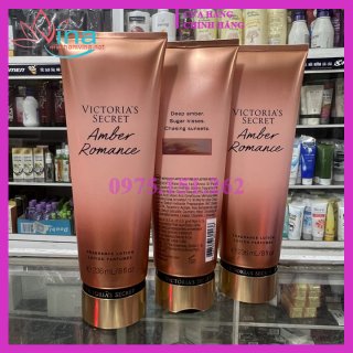 Dưỡng thể nước hoa Victoria Secret Amber Romance Fragrance Lotion 236ml 2