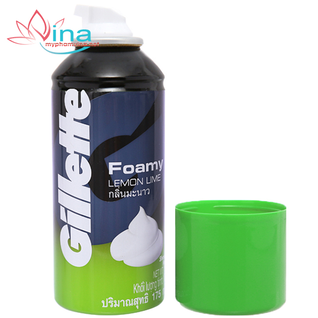 Bọt Cạo Râu Gillette Hương Chanh 175g 2