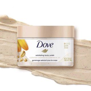 Tẩy Tế Bào Chết Body Dove Exfoliating Body Polish Colloldal Oatmeal & Calendula Oil 298g - Mỹ 1
