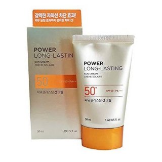 Kem chống nắng The Face Shop POWER LONG-LASTING SUN CREAM CREME SOLAIRE 50ML 1