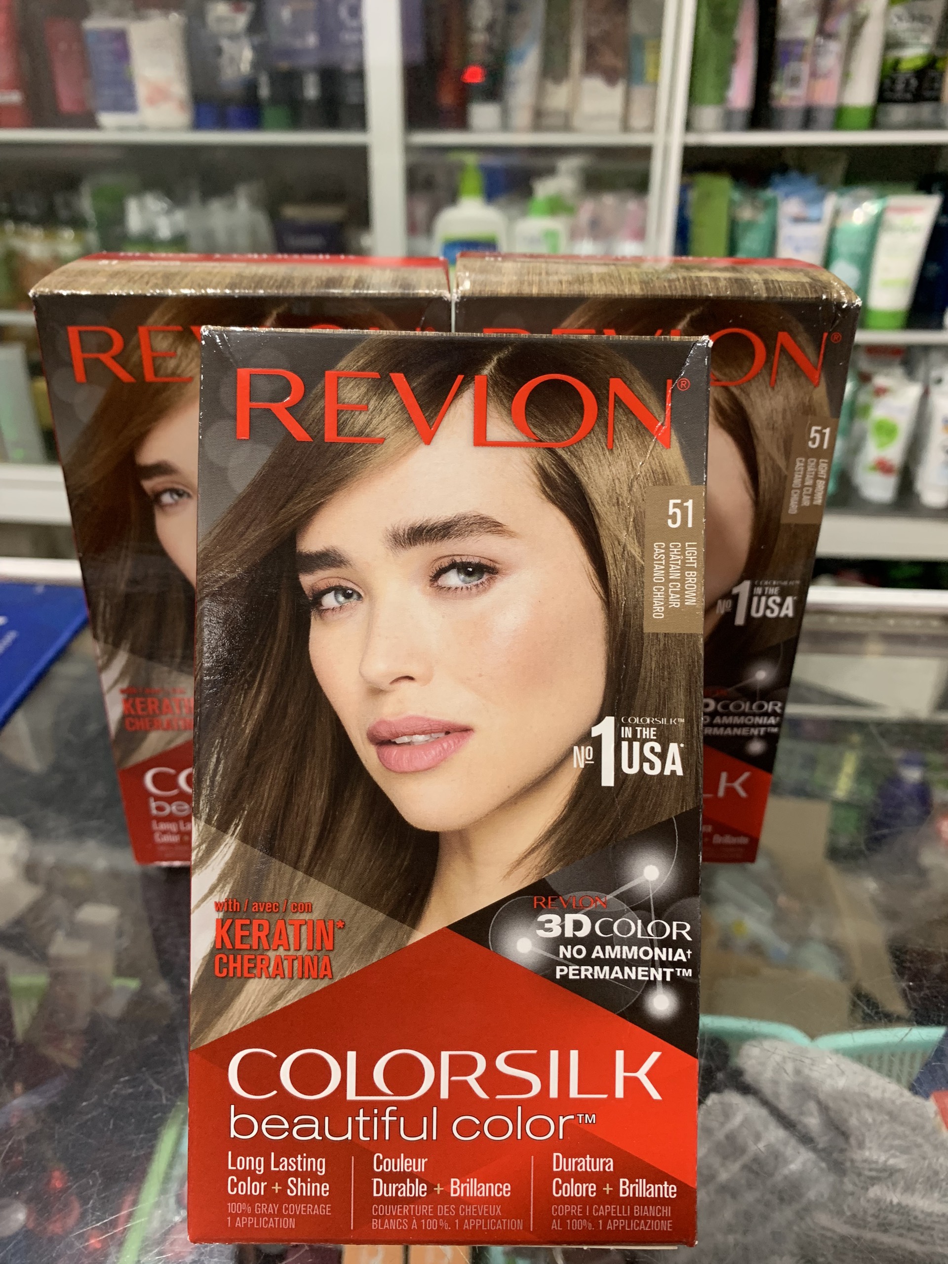 Thuốc Nhuộm Tóc Revlon Colorsilk Số 51 Nâu Sáng