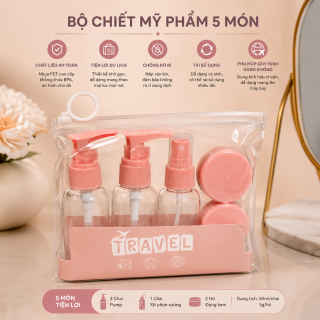 Bộ Chiếc Mỹ Phẩm Cao Cấp Tiện Lợi 5 MÓN (nhỏ xinh)