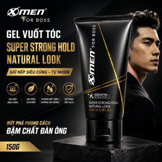 Gel tạo kiểu tóc XMen For Boss Super Strong Hold Natural Look 150gr