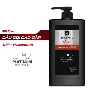 Dầu Gội Nước Hoa Cao Cấp Romano Vip Pasion 650Gr 1