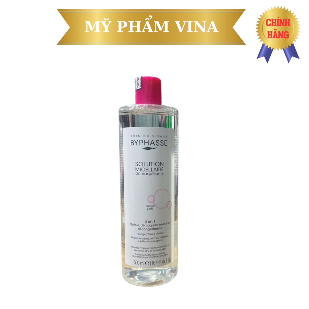 Nước tẩy trang sạch sâu BYPHASSE 500ml 1