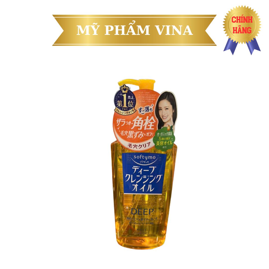 Dầu tẩy trang Kose Softymo Deep Cleansing Oil 230ml (màu vàng) 1