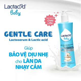Sữa tắm gội Lactacyd Baby Gentle Care - Sạch Rôm Sẩy 500ml