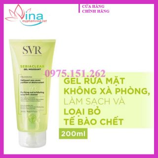 Sữa Rửa Mặt SVR Sebiaclear Purifying & Exfoliating Soap-Free Cleanser 200ml 2