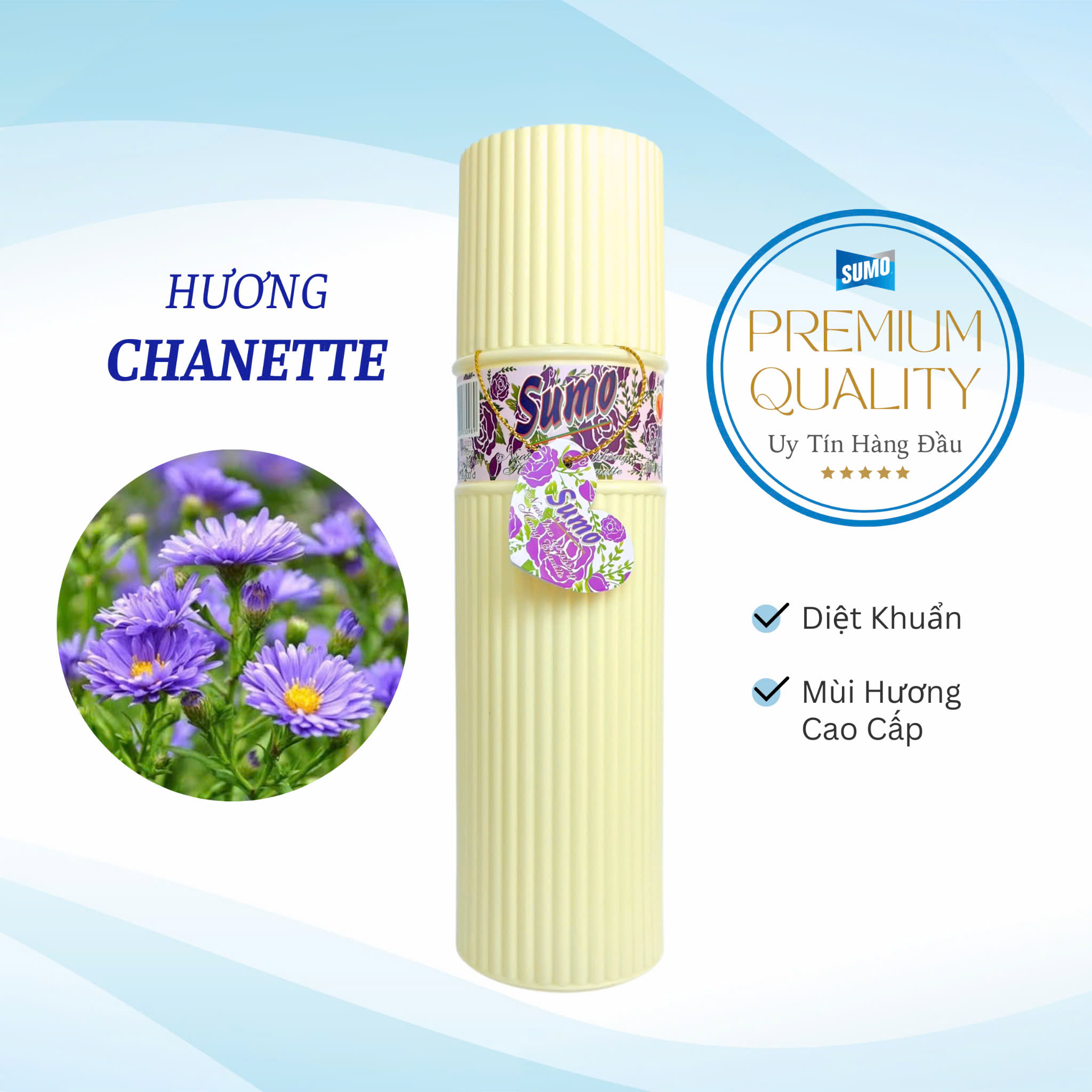 Nước Hoa Xịt Phòng Sumo Hương Chanette 400ml - Màu Tím 1