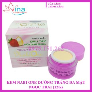 Kem Nabi One Dưỡng Trắng Da Mặt Ngọc Trai  (12g) 1
