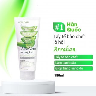 Tẩy Da Chết Nha Đam Arrahan Aloe Vera Peeling Gel 180m 1