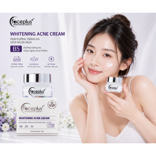 Kem FacePlus+ dưỡng trắng da ngừa mụn thâm 15gr