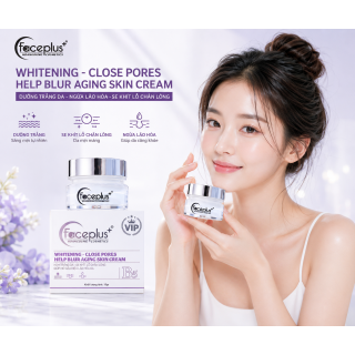 Kem  FacePlus+ dưỡng trắng da - Ngừa lão hóa - Se khít lỗ chân lông 15gr