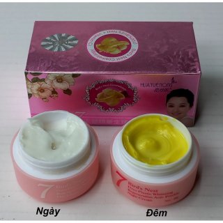 Bộ kem sạch nám 7 ngày HUAYUENONG tổ yến và egg white cherry 2