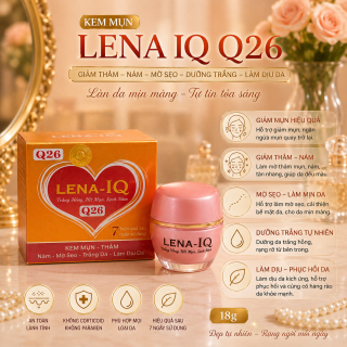 Kem Mụn LENA IQ Q26 - Giảm Thâm, Nám, Mờ Sẹo, Dưỡng Trắng, Làm Dịu Da 18g