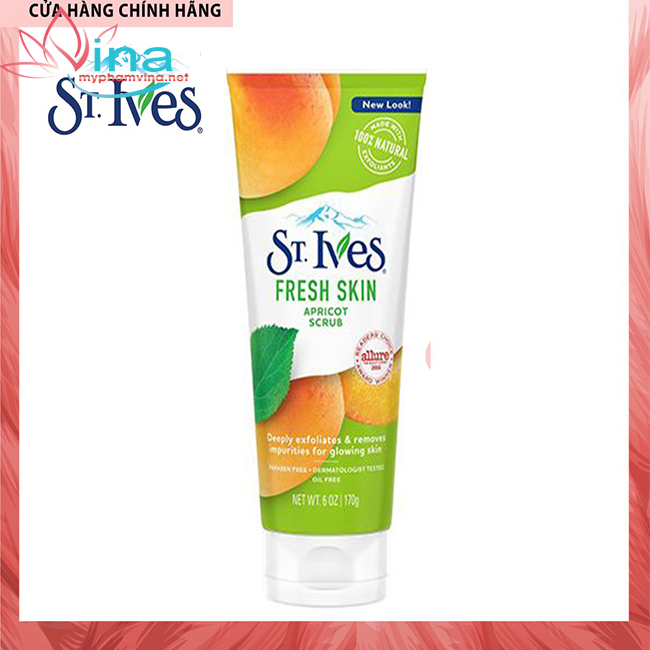 Sữa Rửa Mặt Tẩy Tế Bào Chết St.Ives Fresh Skin Apricot Scrub 170ml 2