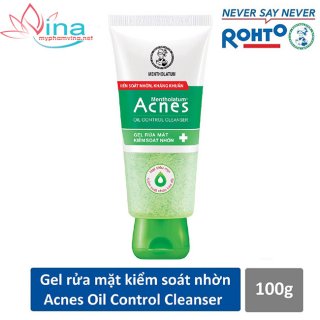 Gel rửa mặt kiểm soát nhờn ngăn ngừa mụn Acnes Oil Control Cleanser 100g 1