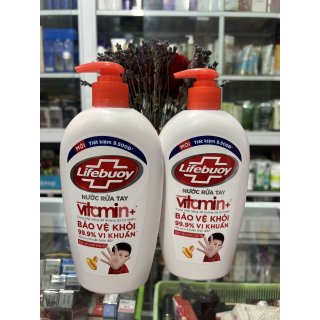 Nước rửa tay Lifebuoy bảo vệ vượt trội chai 500ml