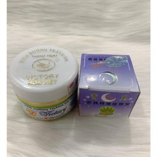 Combo kem dưỡng trắng da Hoa Việt và kem Nửa Vầng Trăng ( Baomei)