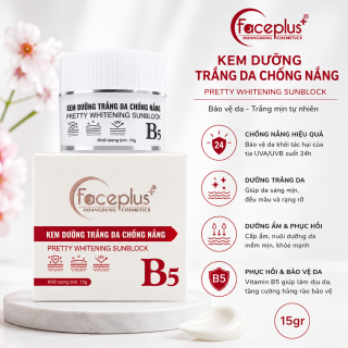 Kem FacePlus+ Dưỡng Trắng Da Chống Nắng 15gr