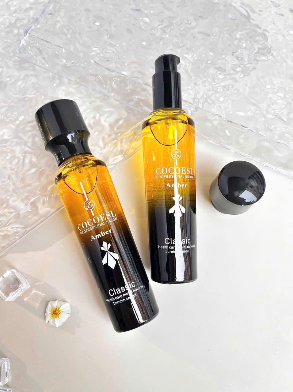 Tinh dầu dưỡng tóc Cocoesl Amber 60ml tạo độ bóng mềm mượt cho tóc ngăn chẻ ngọn phục hồi hư tổn 2