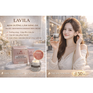 Kem Lavila L12 Restorative Radiant Skin Cream HA+B5 - Kem Dưỡng Làm Sáng Da 35GR (TẶNG KEM CHỐNG NẮNG 20ML) 2