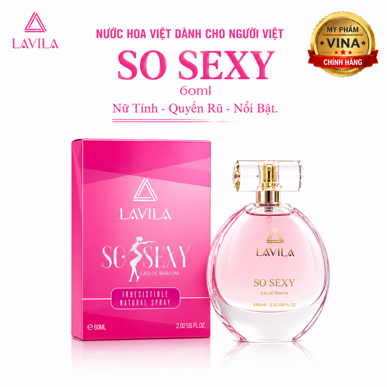 Nước Hoa Nữ LAVILA So Sexy 60ml 1