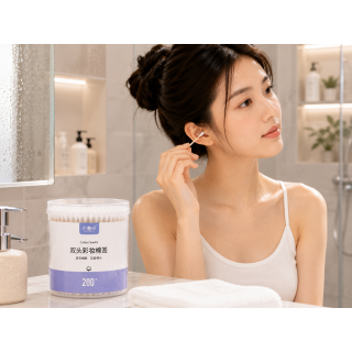 COMBO 2 Hộp 200 Cây Tăm Bông Cotton Swabs