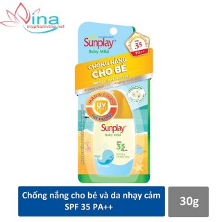 Kem chống nắng ngăn đen sạm cho bé Sunplay Baby Mild SPF35 (30g) 1