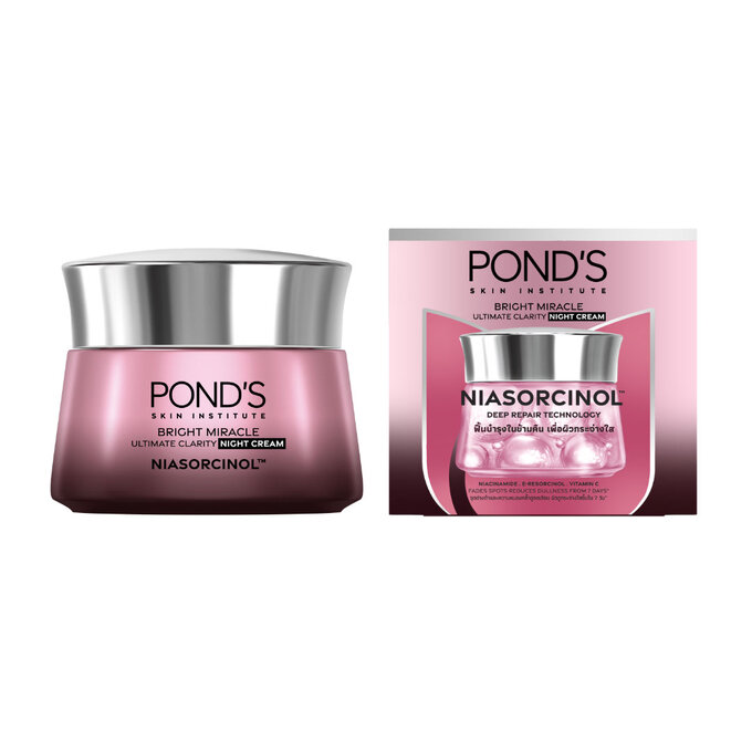Kem Dưỡng Da Trắng Hồng Rạng Rỡ Ponds White Beauty Ban Đêm 45gr